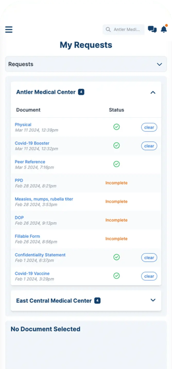 RFX Mobile Staff Records