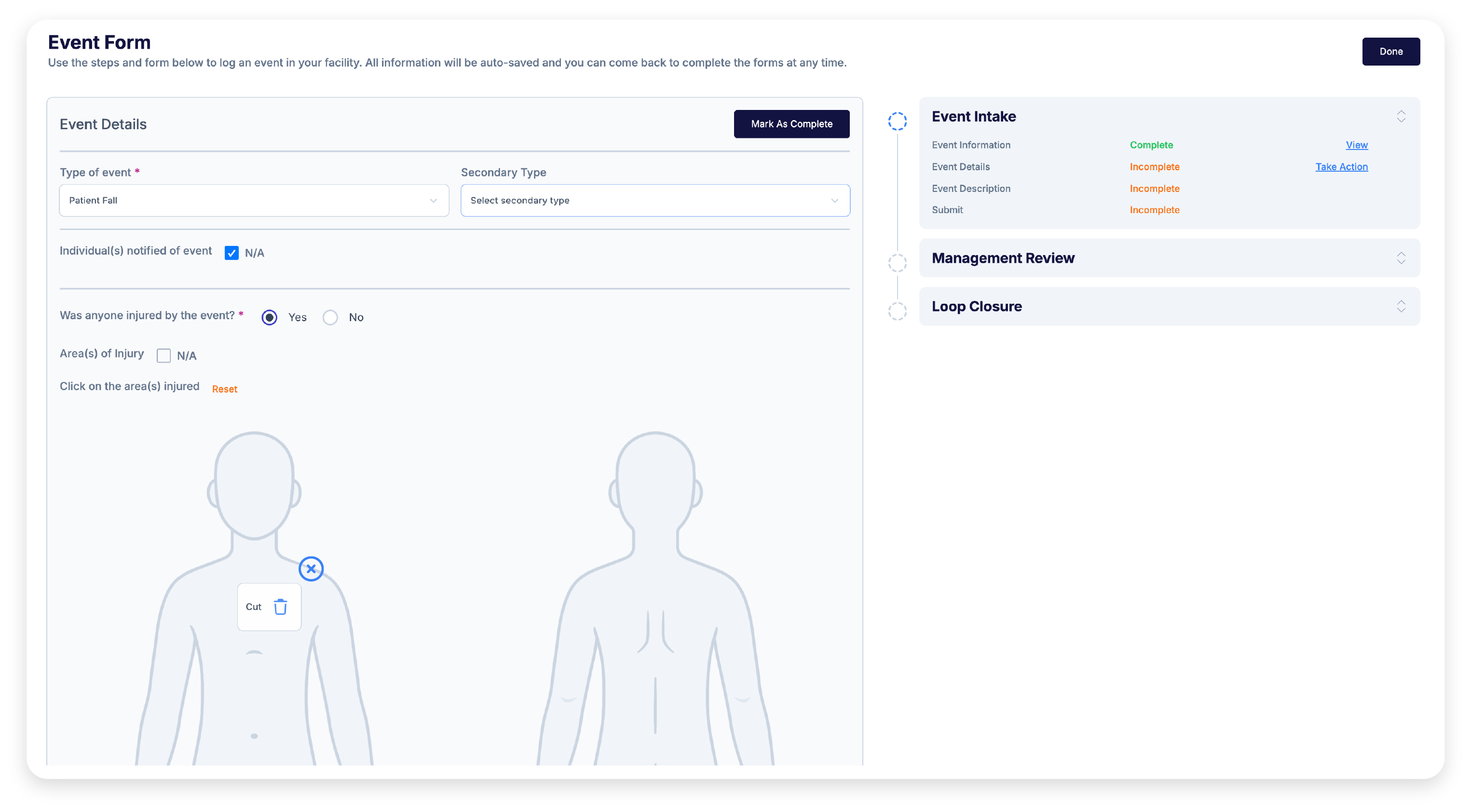 RFX Incident Reporting Dashboard